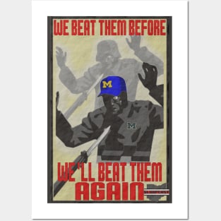 We'll BEAT Them Again Posters and Art